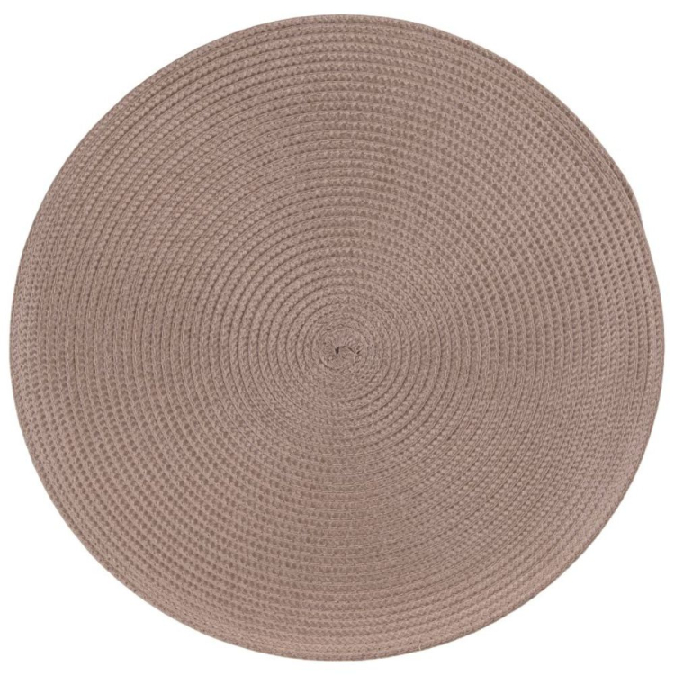 Mata dekoracyjna ROUND brązowa RAVI